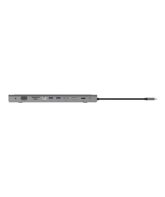 Belkin INC004BTSGY USB-C 11'i 1 Arada Çoklu Bağlantı İstasyonu - 4K HDMI, 100W PD, Ethernet, USB 3.0, Kart Okuyucu