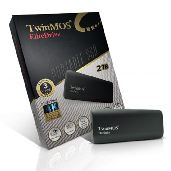 Twinmos 2 Tb Ext Ssd Usb3.2/Type-C Pssd2tbmedb Dark Grey Harici Ssd