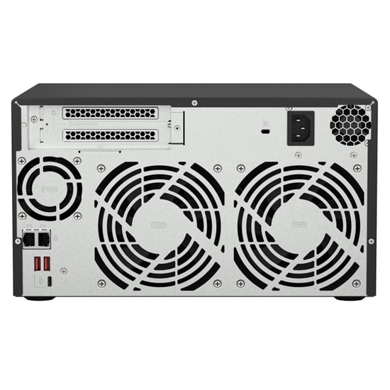 QNAP TS-873A 8GB RAM 8xDisk 2xM.2 SSD Yuvalı Tower NAS Depolama - DDR4, 2.5GbE, USB 3.2, AMD Dört Çekirdekli İşlemci