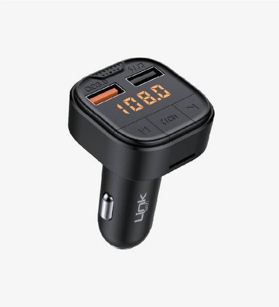 LinkTech GR15 Premium Qualcomm Quick Charge 3.0 FM Transmitter (LMP-GR15) - Araç Şarj Aleti, Hızlı Şarj Desteği