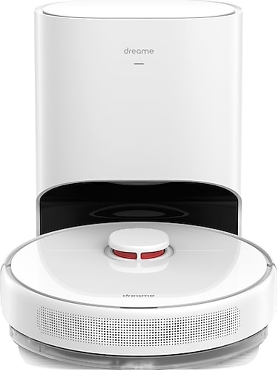 Dreame D10 Plus Beyaz Robot Süpürge - 4000Pa Emiş Gücü, LiDAR Navigasyon, Çöp İstasyonlu, 5200 mAh Batarya, Mop