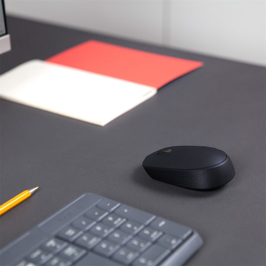 Logitech M170 Siyah Kablosuz Optik Mouse (910-004642) - 1000 DPI, USB Alıcı, Kompakt Tasarım, 2 Yıl Garanti