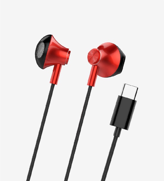 LinkTech H336 Beyaz Type-C Kablolu Kulak İçi Kulaklık - Hi-Fi Ses, 10mm Sürücü, 120cm Kablo