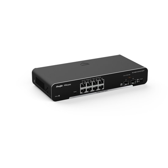 Ruijie RG-NBS3100-8GT2SFP 8 Port Gigabit Yönetilebilir Switch - 8x RJ45, 2x SFP Uplink, L2, Rackmount Metal Kasa