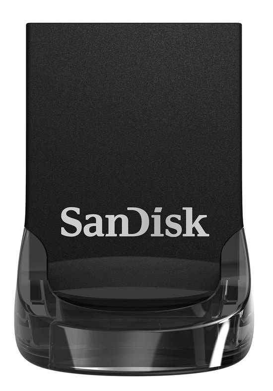 Sandisk Ultra Fit 256GB USB 3.2 Gen 1 Flash Bellek (SDCZ430-256G-G46) - 400MB/s Okuma Hızı, Siyah, Kompakt Tasarım