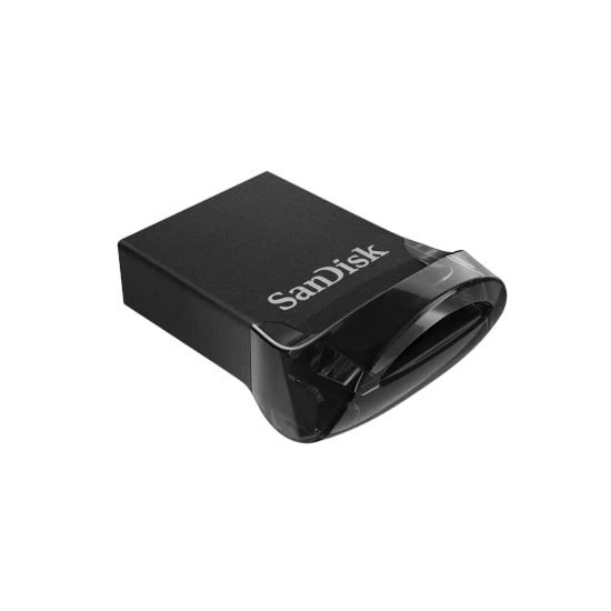 Sandisk Ultra Fit 256GB USB 3.2 Gen 1 Flash Bellek (SDCZ430-256G-G46) - 400MB/s Okuma Hızı, Siyah, Kompakt Tasarım