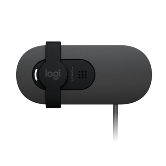 Logitech Brio 100 Grafit Full HD Webcam (960-001617) - 1080P, 30fps, Otomatik Parlaklık, Mikrofon, 150cm USB Kablo