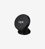Linktech H708 Konsol İçin Mıknatıslı Yapışabilen Araç İçi Telefon Tutacağı Siyah Araç Aksesuar