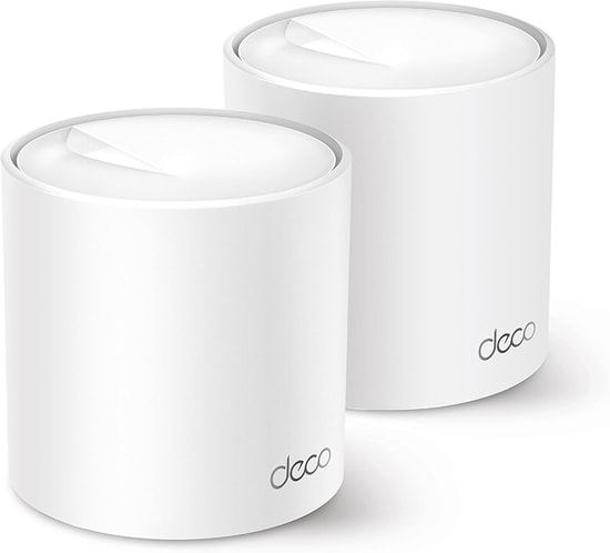 TP-Link Deco X50-2P AX3000 Mesh Wi-Fi Sistemi (İkili Paket) - 460m Kapsama, WiFi 6, 150+ Cihaz, AI Mesh, 2x Gigabit LAN