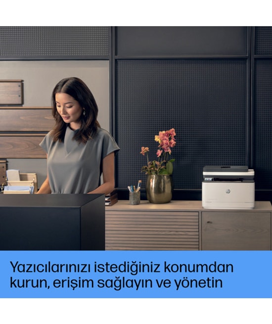 HP LaserJet Pro MFP 3103FDW Siyah-Beyaz Lazer Yazıcı (3G632A) - 33ppm, 512MB, WiFi, Tarama, Fotokopi, Faks, Çift Taraflı