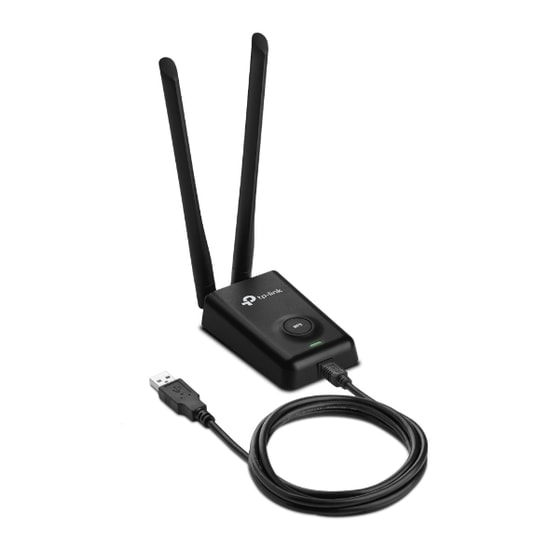 TP-Link TL-WN8200ND 300 Mbps Wi-Fi USB Adaptör - 2.4GHz, 2x Harici Anten, USB 2.0, Yüksek Çekim Gücü, Masaüstü