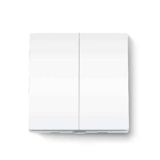 TP-Link Tapo S220 Akıllı Işık Anahtarı - Uzaktan Kontrol, 2 Düğmeli, Ses Kontrolü, Kolay Kurulum, Tapo Hub Gereklidir