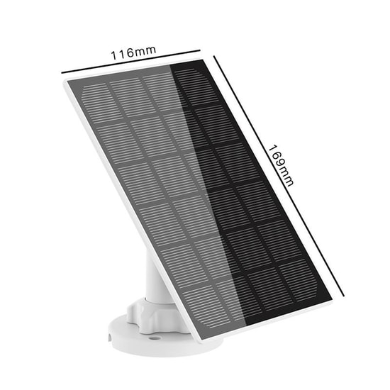 Uranium UR-SLR 5W Mikro USB Solar Panel (3 Metre Kablolu) Kamera için Güneş Paneli