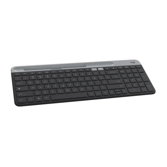 Logitech K580 Ultra İnce Gri Türkçe Q Bluetooth Klavye (920-010624) - Çoklu Cihaz, Sessiz, 10m Menzil, İnce Tasarım