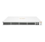 HPE Aruba 1930 JL686B Switch - 48 Port Gigabit 370W PoE+, 4x10G SFP+, Yönetilebilir L2+, Rackmount, Sessiz Fan