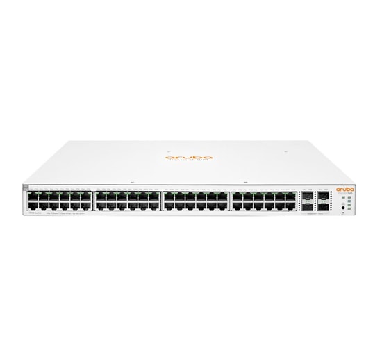 HPE Aruba 1930 JL686B Switch - 48 Port Gigabit 370W PoE+, 4x10G SFP+, Yönetilebilir L2+, Rackmount, Sessiz Fan