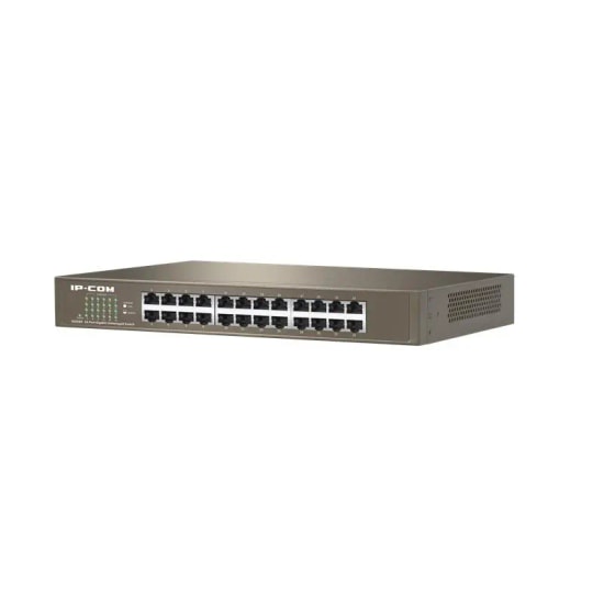 Ip-Com G1024D 24 Port Gigabit Metal Kasa Rackmount Switch - Tamamı Gigabit Hızında, Metal Kasa, Rack Tipi