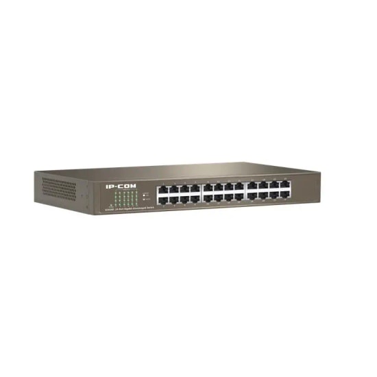 Ip-Com G1024D 24 Port Gigabit Metal Kasa Rackmount Switch - Tamamı Gigabit Hızında, Metal Kasa, Rack Tipi
