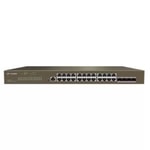 IP-COM G5328P 24 Port Gigabit PoE Switch - 4x SFP Uplink, L3 Yönetilebilir, 370W Güç, Rackmount Anahtar Cihazı