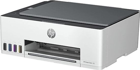 HP Smart Tank 580 (1F3Y2A) Renkli Inkjet Yazıcı - Wi-Fi, A4, Tarayıcı, Fotokopi, 22ppm Baskı Hızı, Gri Tanklı