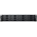 Synology RS2423PLUS 12 Disk Yuvalı Rack Tipi NAS: 4 Çekirdekli AMD İşlemci, 8GB Bellek, USB 3.2, 10G LAN, Fan Soğutmalı