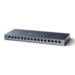 TP-Link TL-SG116 16 Port Gigabit Masaüstü Switch - Metal Kasa, Tak Çalıştır, Güç Tasarruflu, Yönetilemez Anahtar