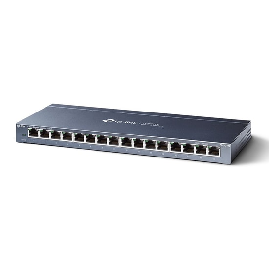 TP-Link TL-SG116 16 Port Gigabit Masaüstü Switch - Metal Kasa, Tak Çalıştır, Güç Tasarruflu, Yönetilemez Anahtar