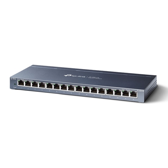 TP-Link TL-SG116 16 Port Gigabit Masaüstü Switch - Metal Kasa, Tak Çalıştır, Güç Tasarruflu, Yönetilemez Anahtar