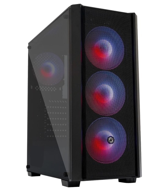 Frisby FC-9440G 650W 80+ RGB Fanlı ATX Mid Tower Gaming Oyuncu Kasası - Mesh Panel, 4x120mm Fan, Temperli Cam, Siyah
