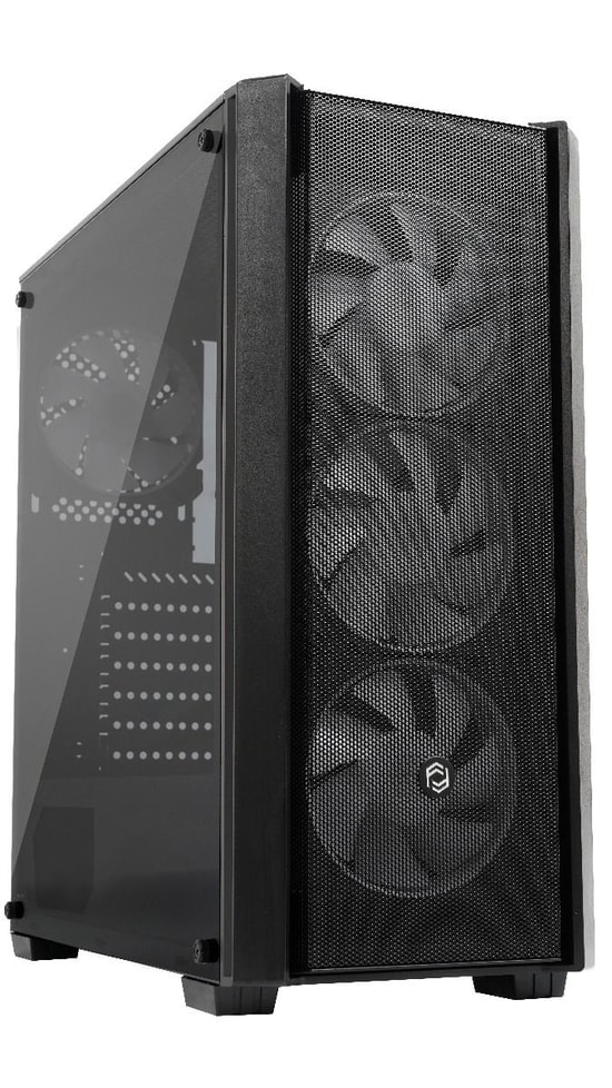 Frisby FC-9440G 650W 80+ RGB Fanlı ATX Mid Tower Gaming Oyuncu Kasası - Mesh Panel, 4x120mm Fan, Temperli Cam, Siyah
