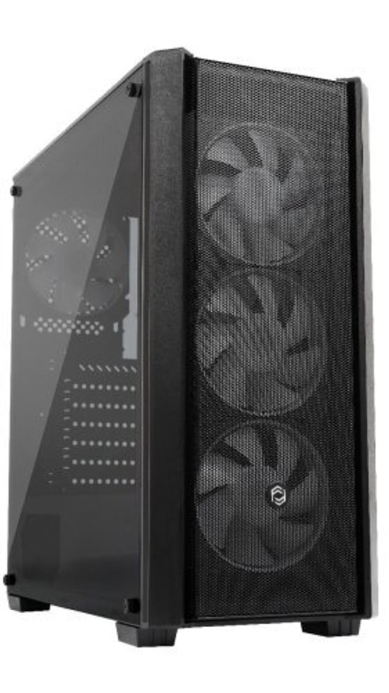Frisby FC-9440G 650W 80+ RGB Fanlı ATX Mid Tower Gaming Oyuncu Kasası - Mesh Panel, 4x120mm Fan, Temperli Cam, Siyah