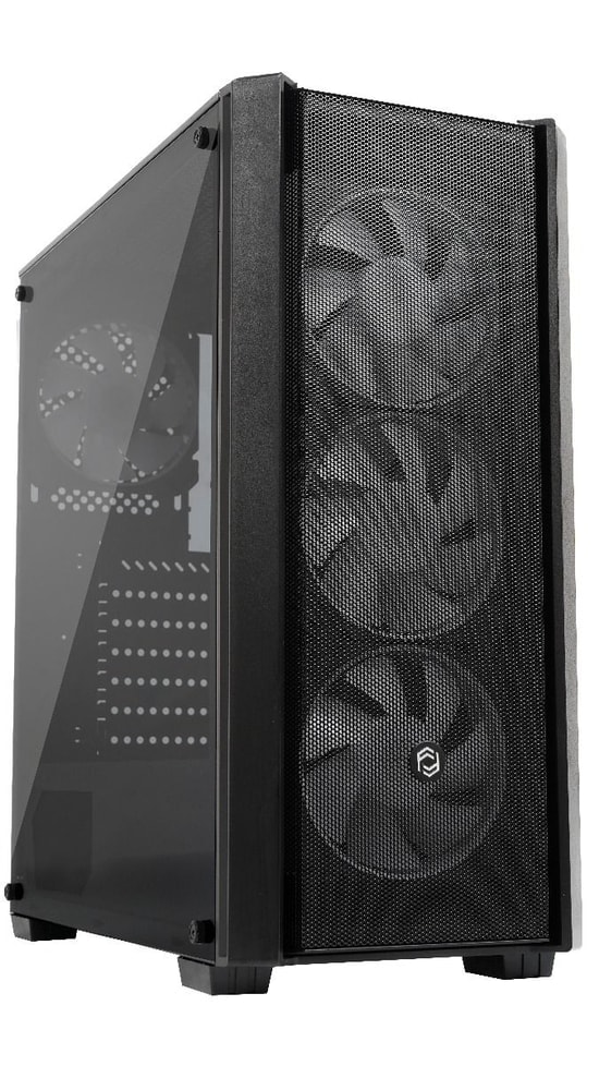 Frisby FC-9440G 650W 80+ RGB Fanlı ATX Mid Tower Gaming Oyuncu Kasası - Mesh Panel, 4x120mm Fan, Temperli Cam, Siyah