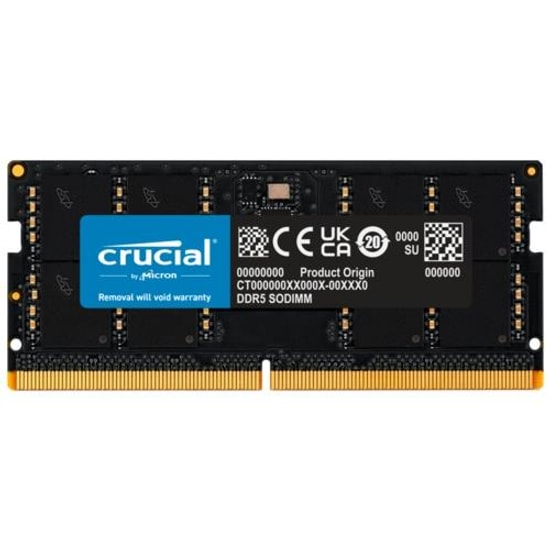 Crucial Ntb 32gb 5600mhz Ddr5 CT32G56C46S5SODIMM 1.1v/(5v Ext) Cl46 Ram