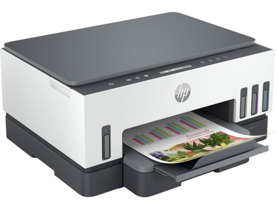 HP Smart Tank 720 Renkli Tanklı Yazıcı (6UU46A) - A4, 15ppm, WiFi, Tarayıcı, Fotokopi, USB, LCD Ekran, 128MB Bellek