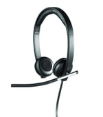 Logitech H650e USB Stereo Kulaklık (981-000519) - Gürültü Önleyici Mikrofon, LED Gösterge, Kurumsal Seviye Ses