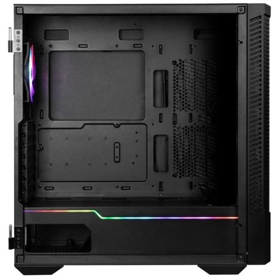 MSI MPG VELOX 100P Airflow ATX Temperli Cam RGB Gaming Kasa - 5x12cm Fan, 2x2.5" SSD, 2x3.5" HDD Yuvalı, USB C, 38cm GPU