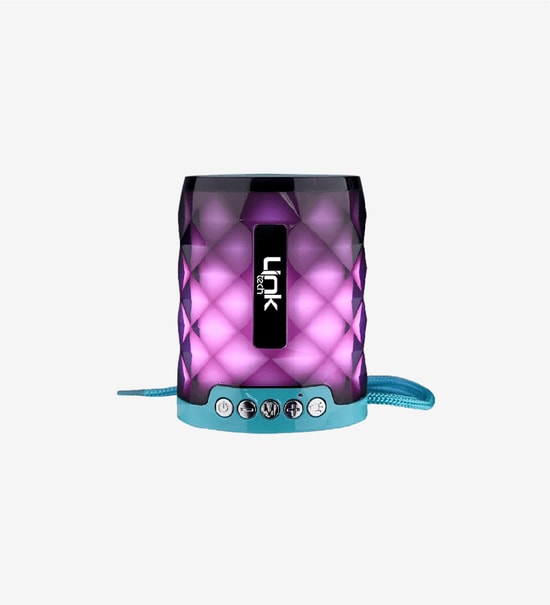 Linktech L209 Mini Taşınabilir Radyolu Işıklı Bluetooth Hoparlör - 5W Ses Gücü, Taşıma Askısı, USB, AUX, SD, 10m Menzil