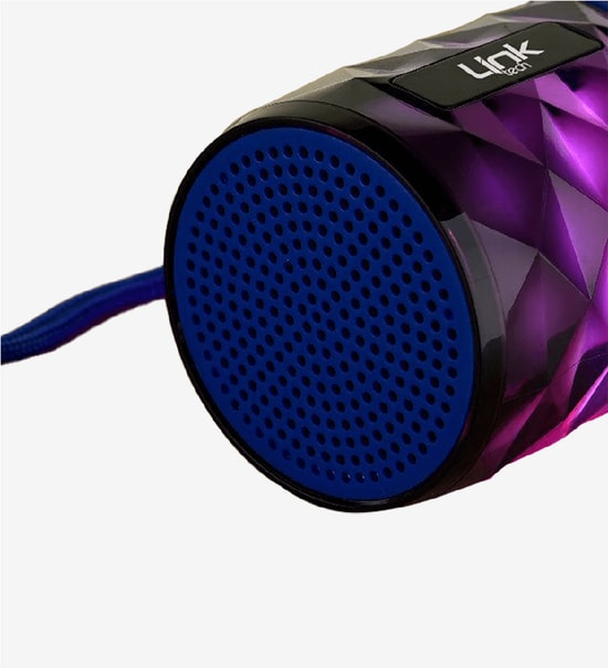 Linktech L209 Mini Taşınabilir Radyolu Işıklı Bluetooth Hoparlör - 5W Ses Gücü, Taşıma Askısı, USB, AUX, SD, 10m Menzil