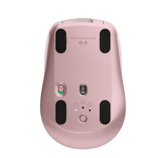 Logitech MX Anywhere 3S Sessiz 8000Dpi Mouse Pembe (910-006931) - RF Kablosuz + Bluetooth, 8000DPI, 6 Tuş, USB Type C