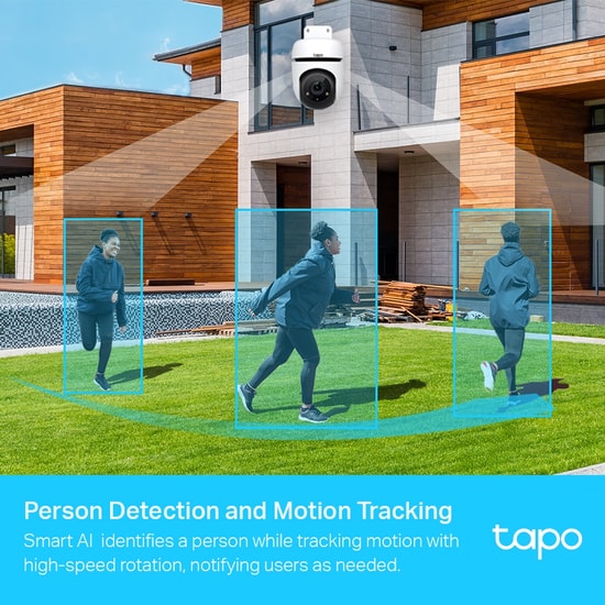 TP-Link Tapo C500 2MP 30 Metre Dış Mekan Full Hd Yatay/Dikey Wi-Fi Güvenlik Kamerası - 360 Hareket İzleme