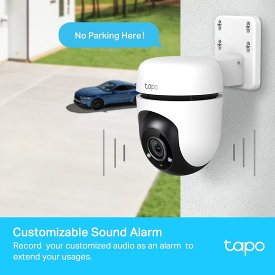 TP-Link Tapo C500 2MP 30 Metre Dış Mekan Full Hd Yatay/Dikey Wi-Fi Güvenlik Kamerası - 360 Hareket İzleme