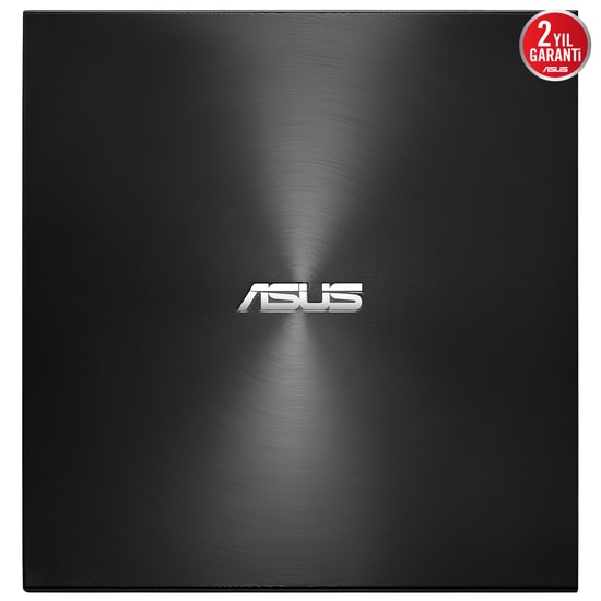 ASUS ZenDrive U8M Siyah Ultra İnce USB-C Harici DVD Yazıcı (SDRW-08U8M-U) - M-DISC Desteği, Windows/Mac Uyumlu, Type-C