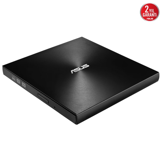 ASUS ZenDrive U8M Siyah Ultra İnce USB-C Harici DVD Yazıcı (SDRW-08U8M-U) - M-DISC Desteği, Windows/Mac Uyumlu, Type-C