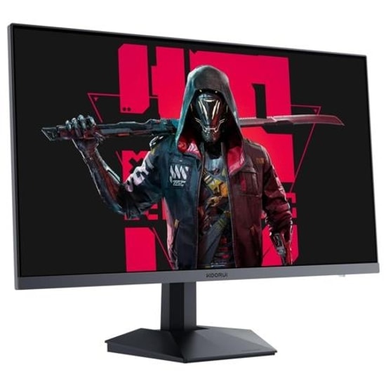 Koorui 27GN06 27" IPS Gaming Monitör Siyah - 1ms, 165Hz, 1920x1080, DP, HDMI, G-Sync, FreeSync, Vesa Desteği     