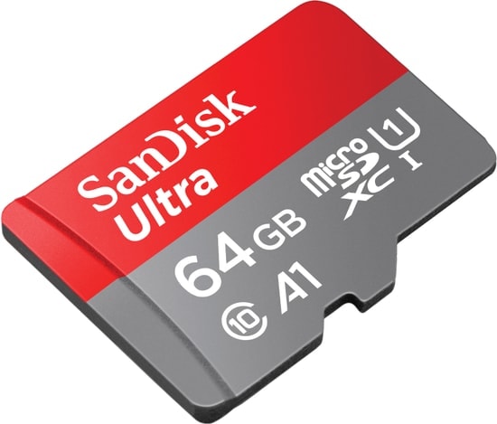 SanDisk Ultra 64GB SDSQUAB-064G-GN6MN MicroSDXC Hafıza Kartı - UHS-I, Class 10, 140MB/s Okuma Hızı, Dayanıklı