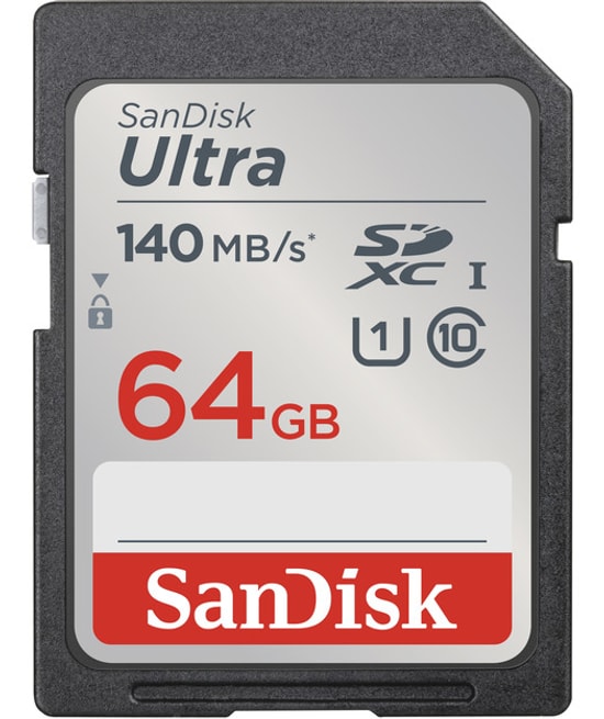 Sandisk Ultra Uhs I 64gb Sd Card SDSDUNB-064G-GN6IN Kart Bellek