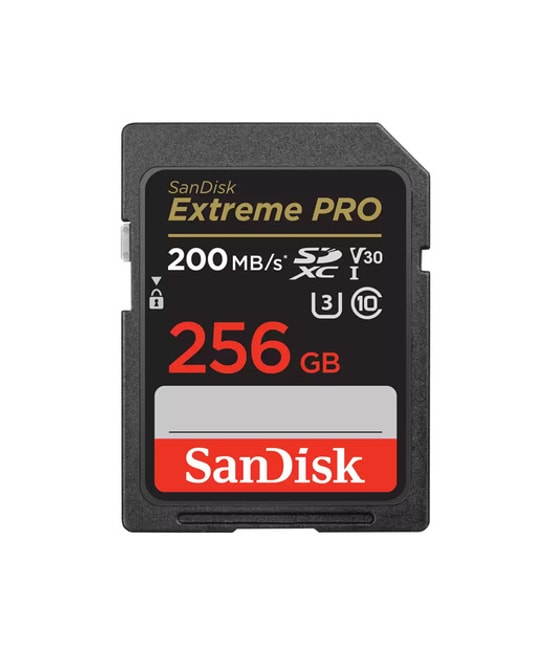 SanDisk 256GB Extreme PRO SDXC UHS-I Kart (SDSDXXD-256G-GN4IN) - 200MB/s, C10, 4K UHD Video, Yüksek Performans