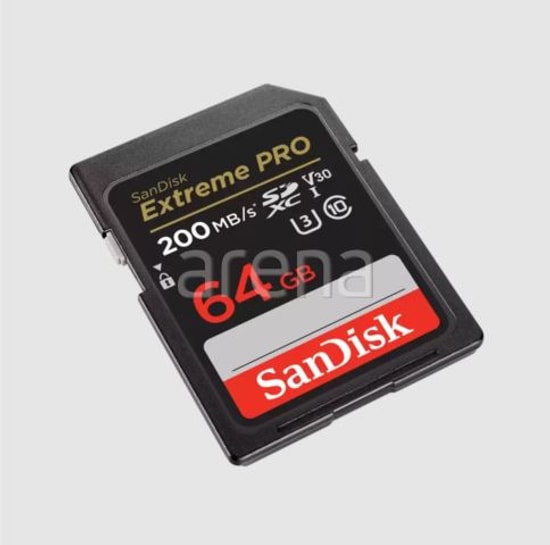 SanDisk 64GB Extreme Pro SDXC UHS-I Hafıza Kartı (SDSDXXU-064G-GN4IN) - 200MB/s Okuma, 90MB/s Yazma, 4K Video, Dayanıklı