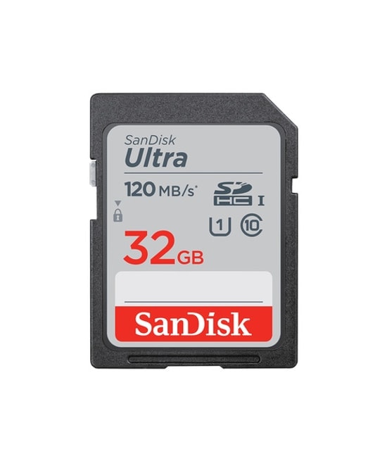 SanDisk Ultra 32GB SDHC 120MB/s Hafıza Kartı SDSDUN4-032G-GN6IN - Class 10, UHS-I, Yüksek Hızlı Veri Depolama Kartı