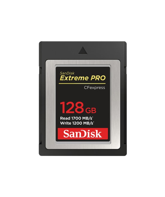 SanDisk 128GB Extreme Pro CFexpress Type B Hafıza Kartı (1700/1000MB/s) SDCFE-128G-GN4NN - 4K RAW Video Uyumlu